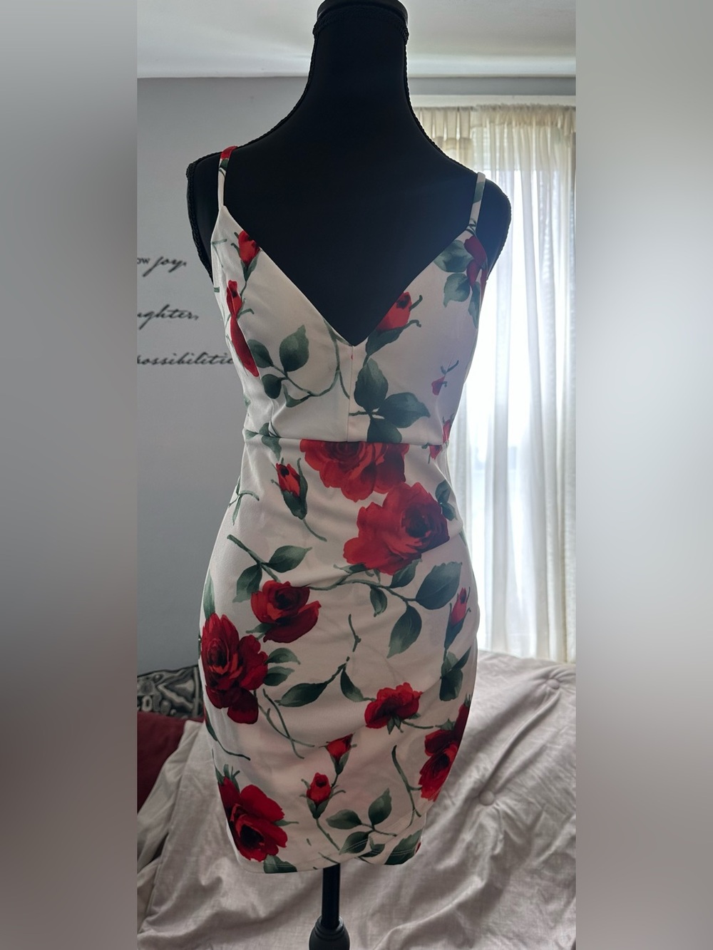 Mind Code White Floral Dress